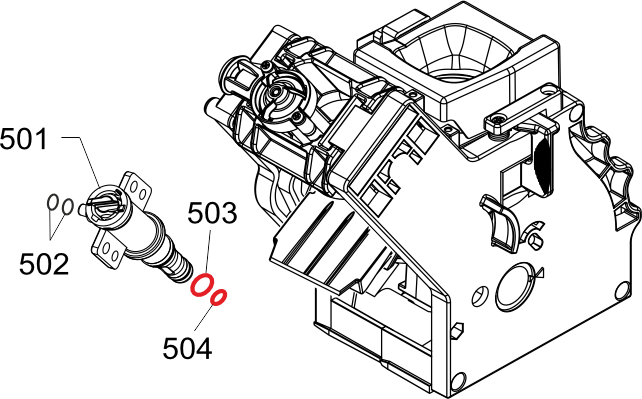 Diagramă grup infuzor – poziție garnituri