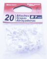 122807 20 KUNSTSTOFFBEFESTIGUNGEN 7 WEISS