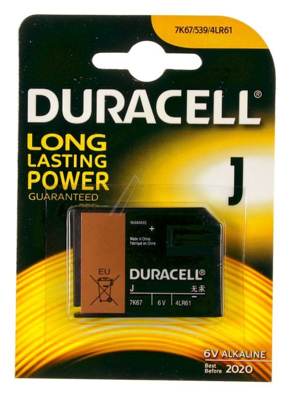 4LR61 7K67 BATERIE DURACELL 6,0V