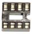 DIL8 SOCLU CI (STANDARD) 7,62MM RM=2,54MM -ROHS-