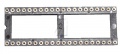 DIL40 SOCLU C.I. DE PRECIZIE RM=2,54MM, =15,24MM