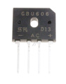 GBU606 C2 PUNTE REDRESOARE 6A 800V TIP:GBU606 C2