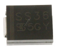 60V-3A SS36 DIODA SCHOTTKY, 3A, 60V, SMD TIP:SS36