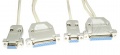 CABLU NULL-MODEM 2X (25PINI+9PINI)-MAMA 1,8M