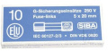 6,3A-T SIGURANTA TEMPORIZATA 5X20MM 10BUC/SET -ROHS--