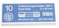 0,8A-T SIGURANTA TEMPORIZATA 5X20MM 10BUC/SET -ROHS-