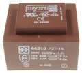 15VX2-533MA 44310 TRAFO ALIMENTARE PCB EI54 16VA 230V, 47,5X56,5MM