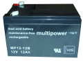 MP12-12B 12V-12AH ACUMULATOR CU PLUMB MULTIPOWER, VDS