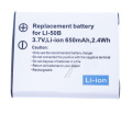 3,7V-650MAH ACUMULATOR LI-ION <=> CAMERA DIGITALA OLYMPUS
