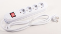 381.230K SMART STECKDOSENLEISTE 4-FACH MIT SCHALTER 1,5M WEISS