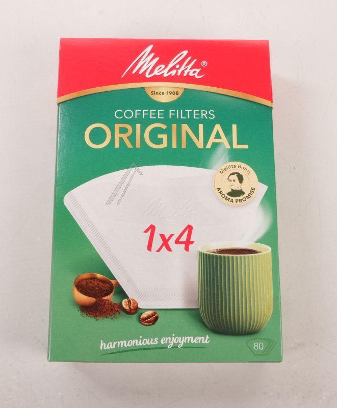 94641 6789228 80 KAFFEEFILTER 1X4 WEISS 80-P