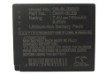 7,4V-750MAH BATTERY SIMILAR PAN DMW-BLE9, LI-ION