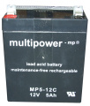 12V-5000MAH MPC5-12 ACUMUALTOR CU PLUMB 12V-5000MAH MULTIPOWER