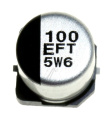 100UF-25V EEEFT1E101AP ELCO SMD PAN 6,3X5,8MM, 105°