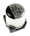 33UF-25V EEEFK1E330UR ELCO SMD PAN 5X5,8MM, 105°