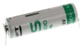 3,6V-2600MAH LS145002PF BATERIE LITIU SAFT, CU PINI DE LIPIRE