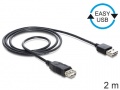83371 CABLU PRELUNGITOR EASY-USB, USB 2.0-A TATA/MAMA, 2M