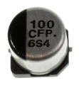 100UF-16V EEEFP1C101AP ELCO SMD PAN 6,3X5,8MM, 105°