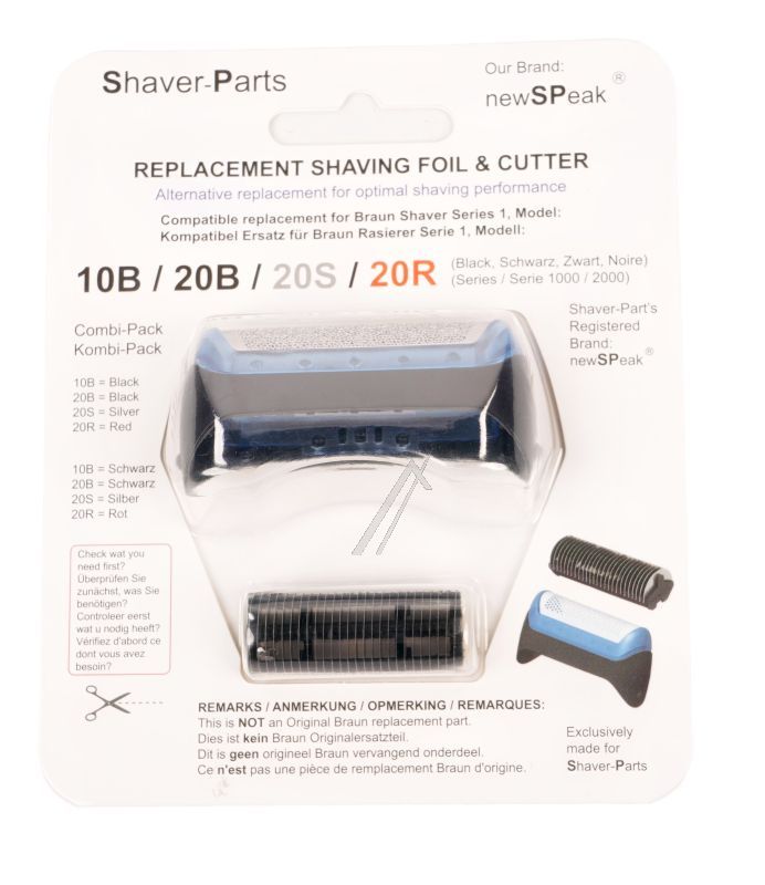 REZERVA APARAT DE RAS <=> BRAUN 10B/20B/20S