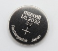 3V-65MAH ML2032 BATERIE BUTON LITIU, REINCARCABIL