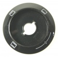 H20-15-100-017 10001882 KUNSTSTOFFKNOPFRAHMEN SCHWARZ MIT SIEBDRUCK