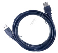 USB-A VERLÄNGERUNGSKABEL, 2.0, SCHWARZ, 3M