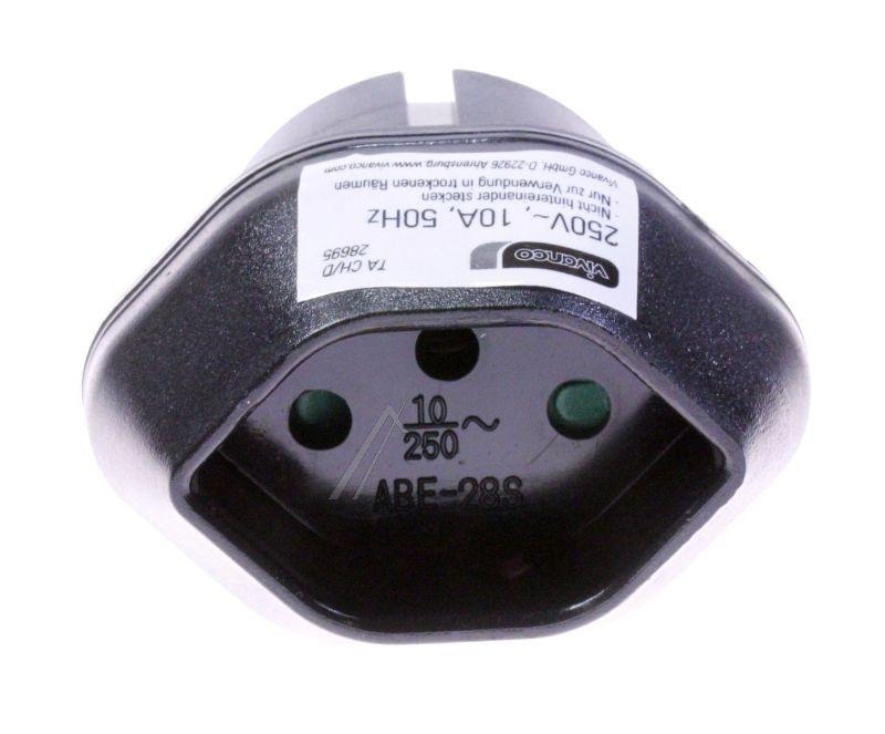 TA CH/D 28695 ADAPTOR STECHER ELVETIA 250V-10A-50 HZ