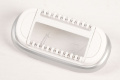 80770920 MASSAGEROLLEN-AUFSATZ SILBER