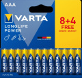 LR03 4903121772 1,5V ALCALINA VARTA 12-BUC. BLISTER LONGLIFE POWER
