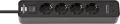 ECOLOR 1153240106 STECKDOSENLEISTE 4-FACH MIT SCHALTER UND 2X USB-C BUCHSE