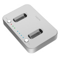 QP0033 DUAL M.2 DOCKINGSTATION FÜR 2X M.2 NVME SSD MIT KLONFUNKTION