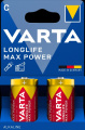 LR14 4714101422 VARTA LONGLIFE MAX POWER C/BABY BLISTER 2