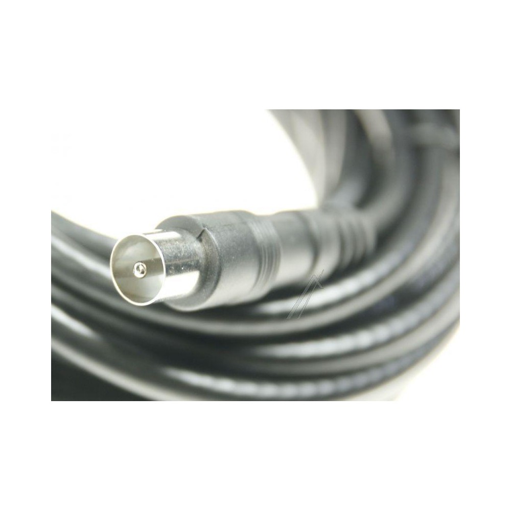 CABLU ANTENA COAX-TATA/COAX-MAMA, NEGRU CLASA A,10,0M
